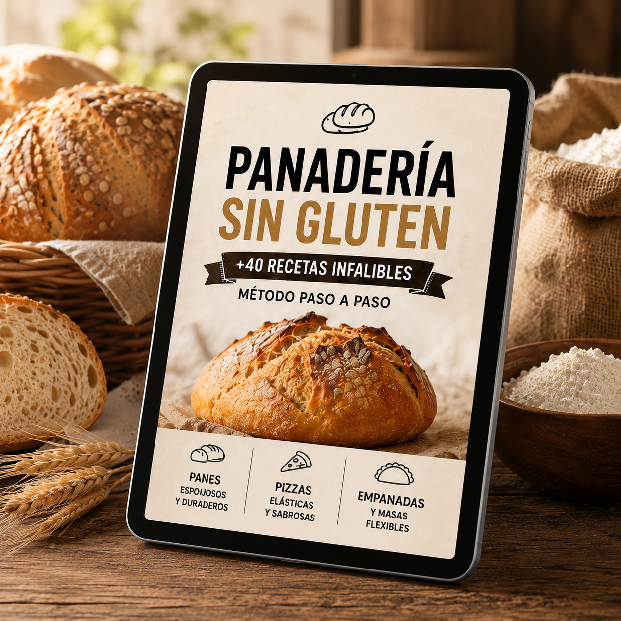 El método definitivo de Panadería sin Gluten