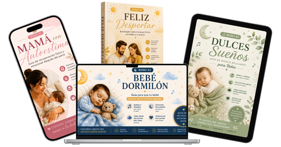 🤱 Ebook Bebé Dormilón + 3 BONOS de Regalo🎁